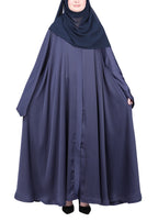 Being Muslims A Line Flowy n Flared Abaya Navy Blue
