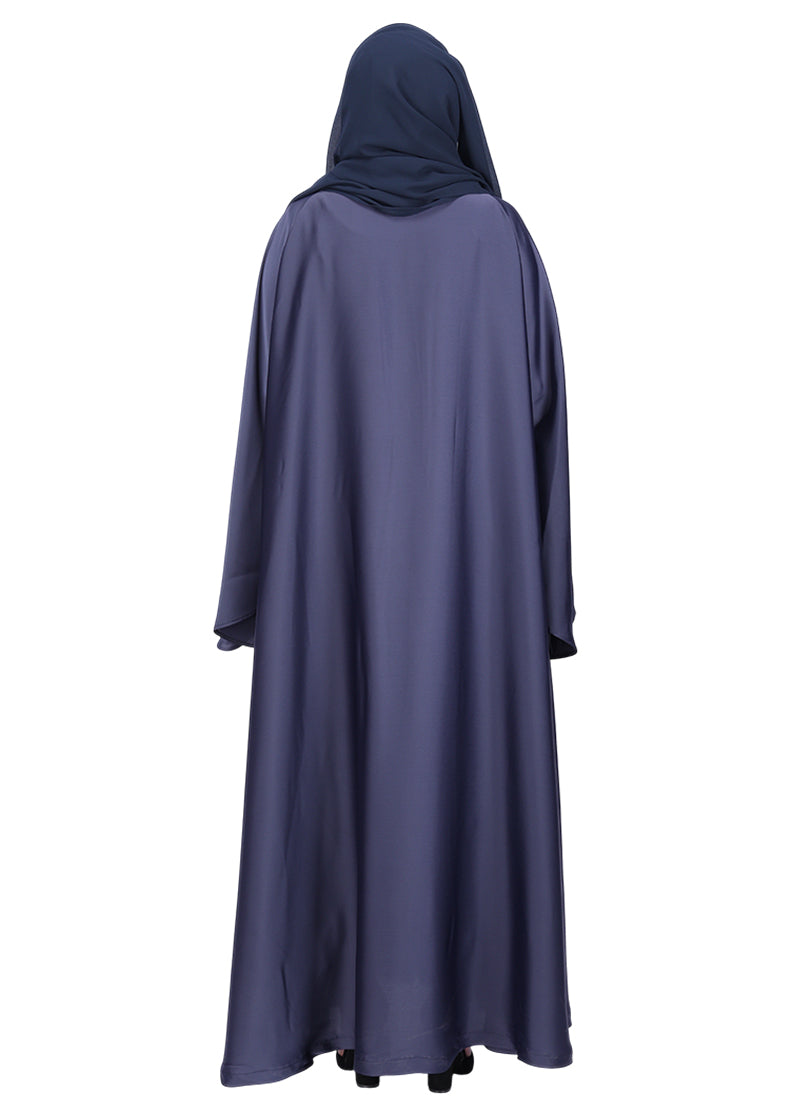Being Muslims A Line Flowy n Flared Abaya Navy Blue
