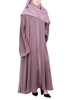Being Muslims A Line Flowy n Flared Abaya Dusty Rose