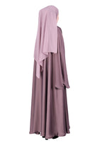 Being Muslims A Line Flowy n Flared Abaya Dusty Rose