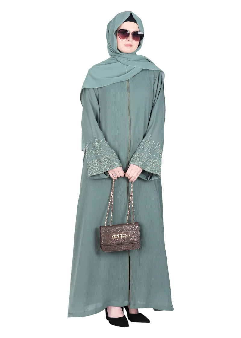 Being Muslims Starry Sleeves Luxury  Abaya