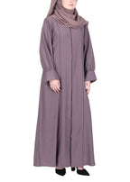 Being Muslims Suave Minimalist Abaya Dull Purple