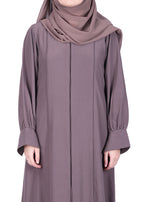 Being Muslims Suave Minimalist Abaya Dull Purple