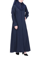 Being Muslims Suave Minimalist Abaya Navy Blue