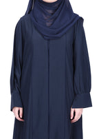 Being Muslims Suave Minimalist Abaya Navy Blue