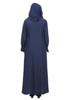 Being Muslims Suave Minimalist Abaya Navy Blue