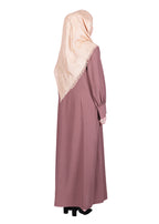 Being Muslims Suave Minimalist Abaya Burnish Brown