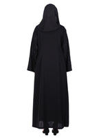 Being Muslims Abaya with Magnificent Rich Embroidery Navy Blue
