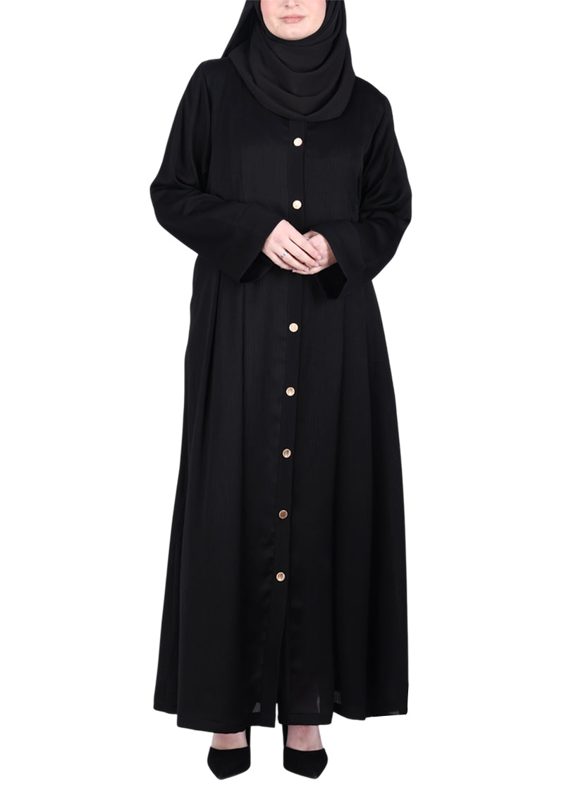 Being Muslims Simple n Stylish Front Open Abaya