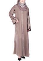 BeingMuslims Timeless Abaya in Marbella Oak Brown