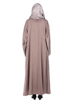 BeingMuslims Timeless Abaya in Marbella Oak Brown