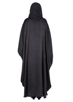 BeingMuslims Lustrous Front Open Buttoned Kaftan Black