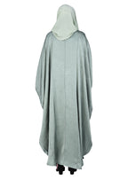 BeingMuslims Lustrous Front Open Buttoned Kaftan Mint