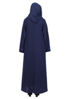 BeingMuslims Understated with Elegant Bow Shaped Motifs Navy Blue