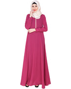 Maxi Dress Abaya Fuschia