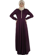 Maxi Dress Abaya Purple