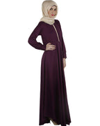 Maxi Dress Abaya Purple