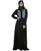 Pleated Abaya Black