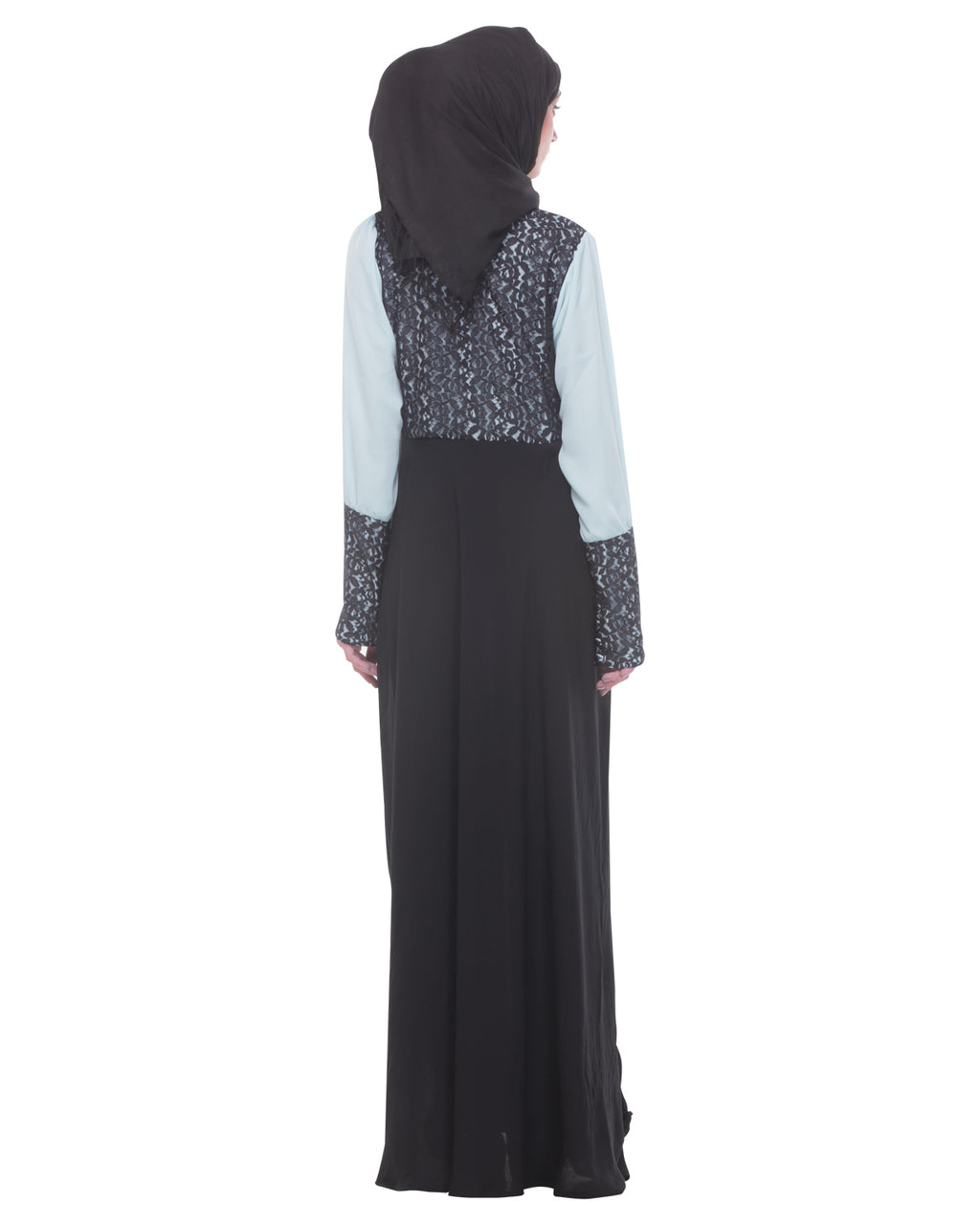 Classic Evening Wear Abaya Black