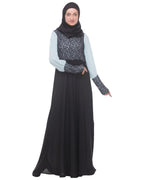 Classic Evening Wear Abaya Black