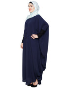 Quirky Jersy Sleeve Black Kaftan Wine