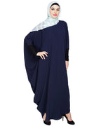 Quirky Jersy Sleeve Black Kaftan Wine
