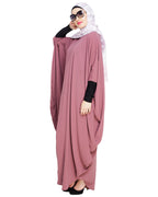 Quirky Jersy Sleeve Black Kaftan Wine