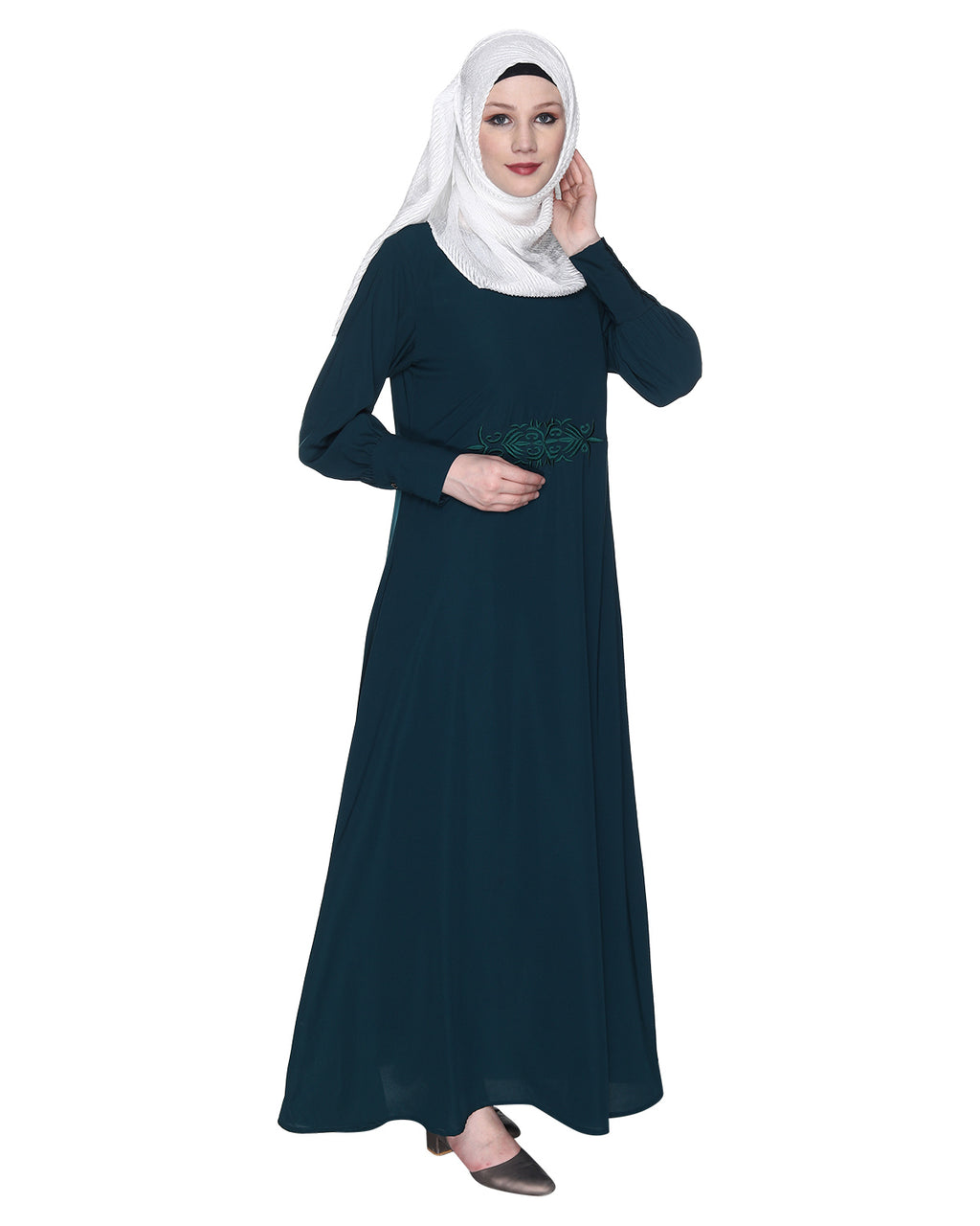 Abaya dress Steel Blue