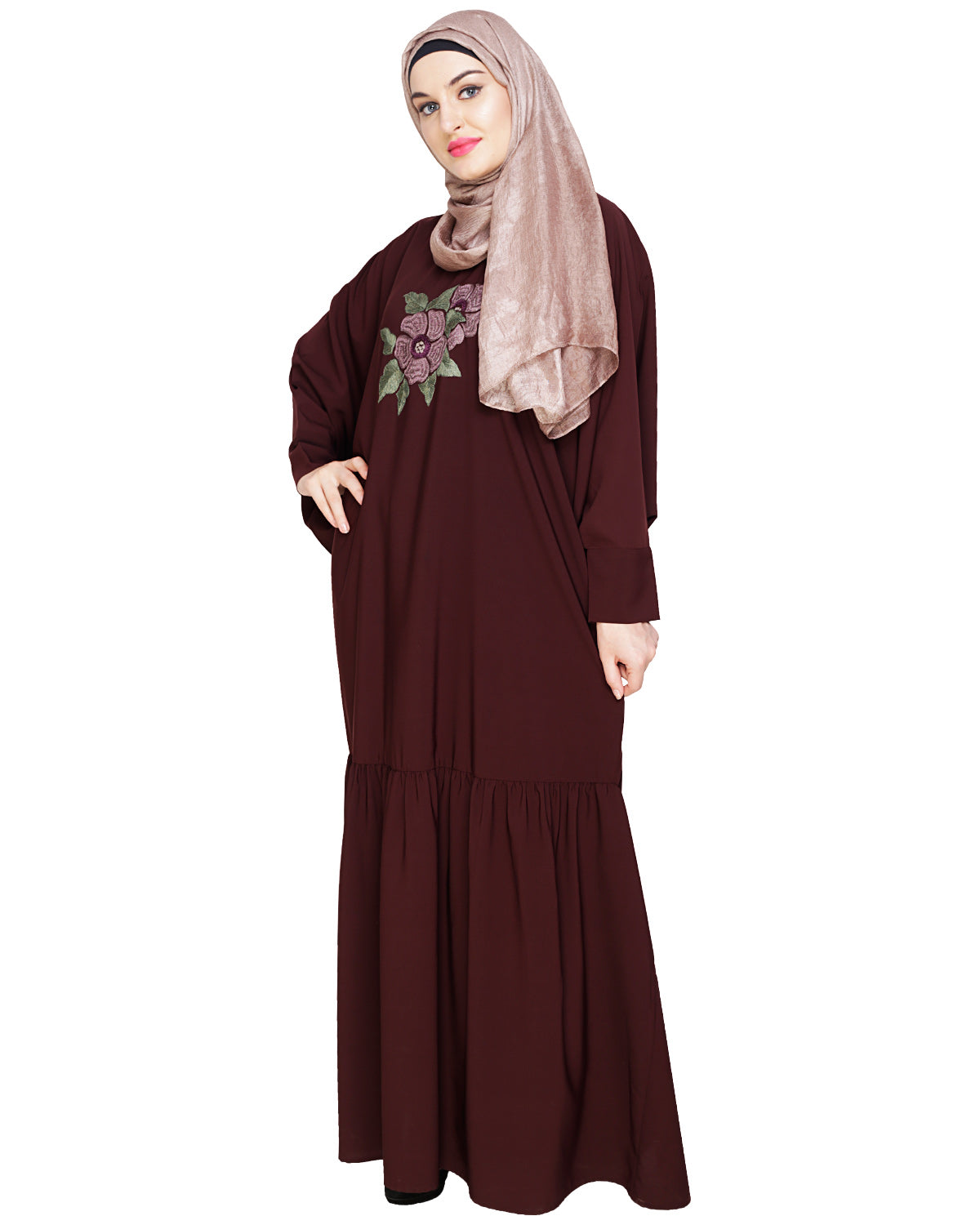 Blossom Kaftan Brown