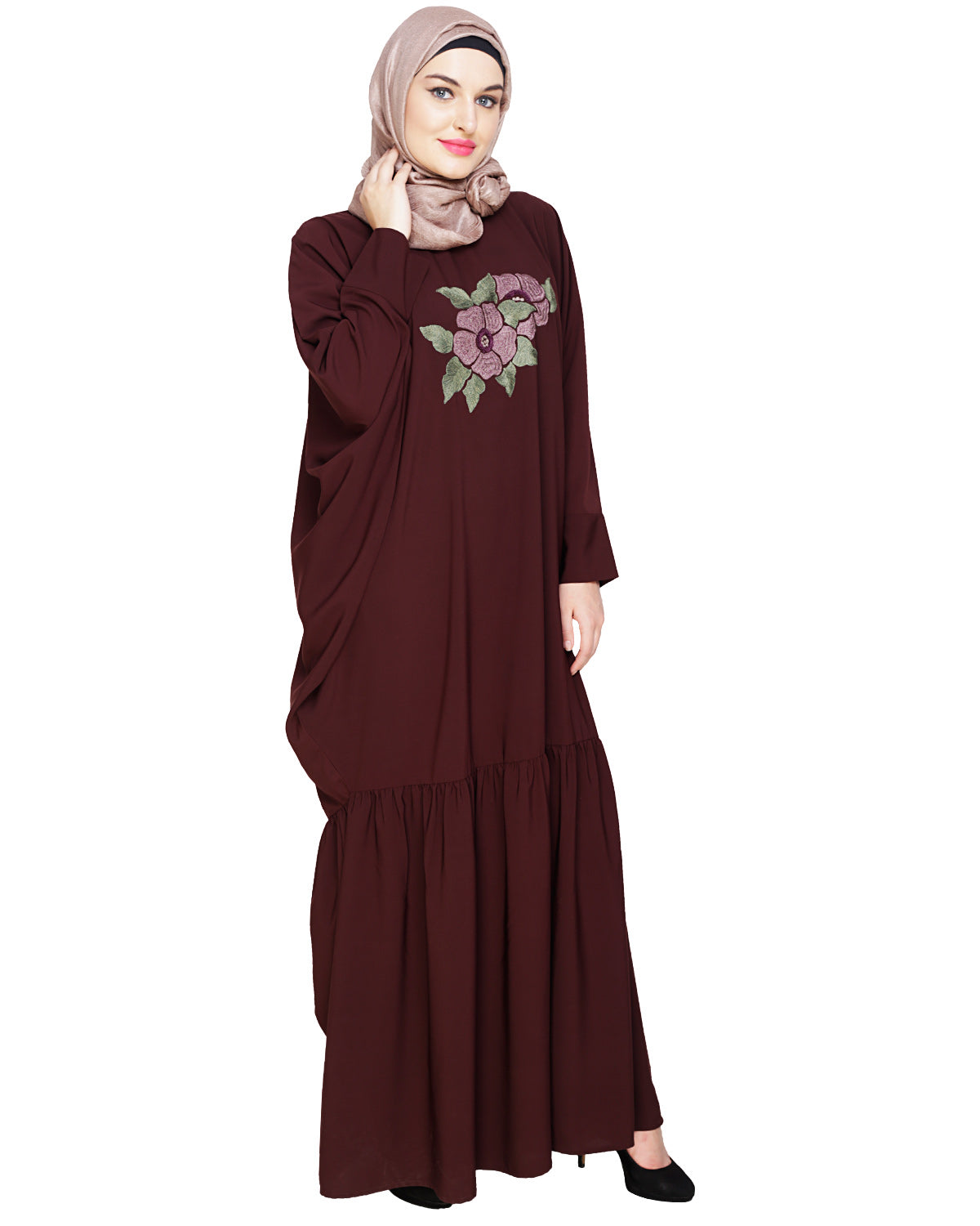 Blossom Kaftan Brown