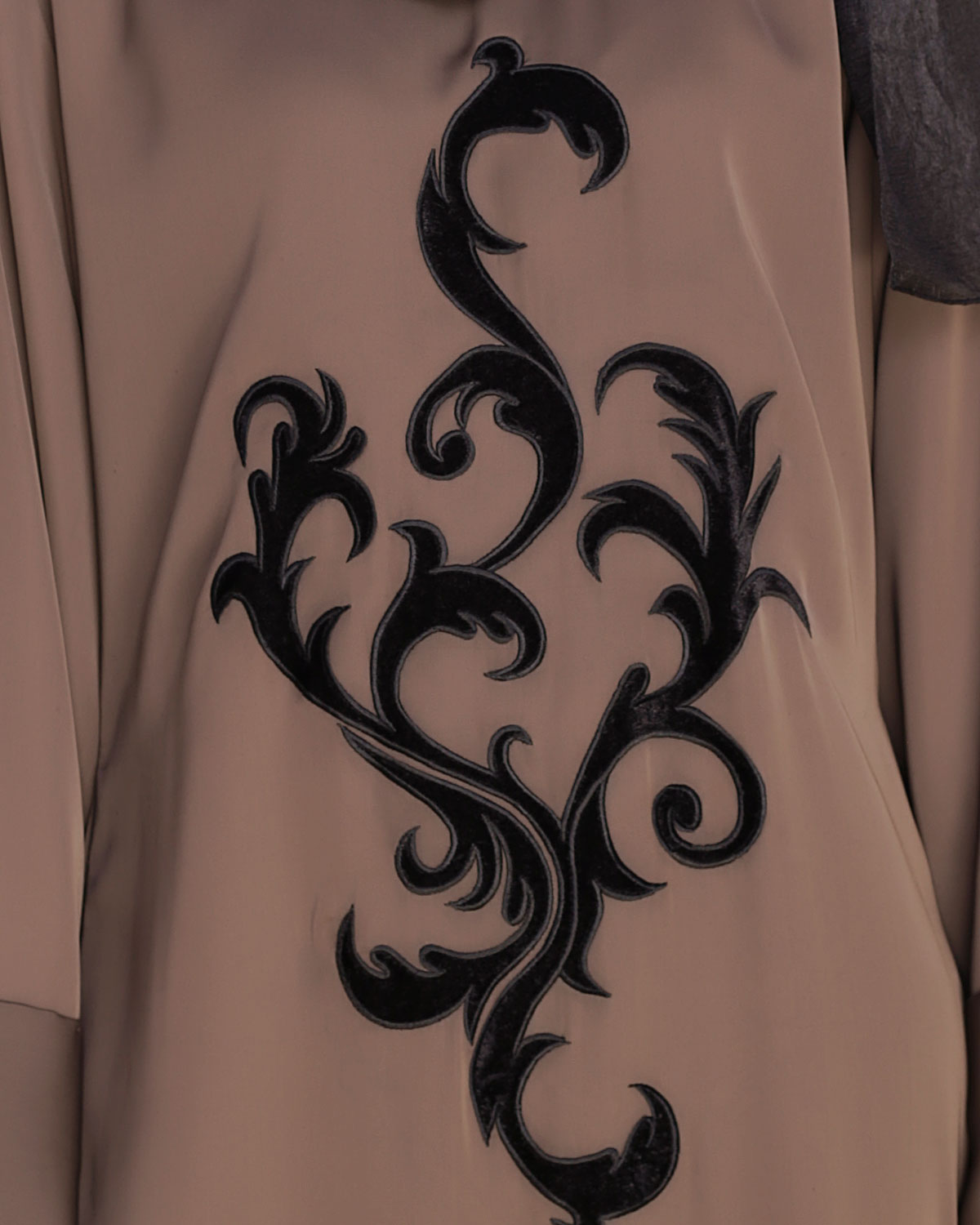 Plush Dubai Style Abaya Oak Brown