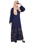 Mesmerising Dubai Style Abaya Blue