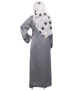 Mesmerising Dubai Style Abaya Grey