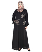 Stellar Dubai Style Abaya Black