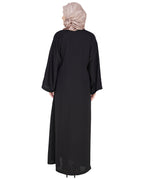 Stellar Dubai Style Abaya Black