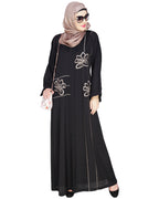 Stellar Dubai Style Abaya Black