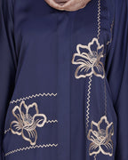 Stellar Dubai Style Abaya Blue