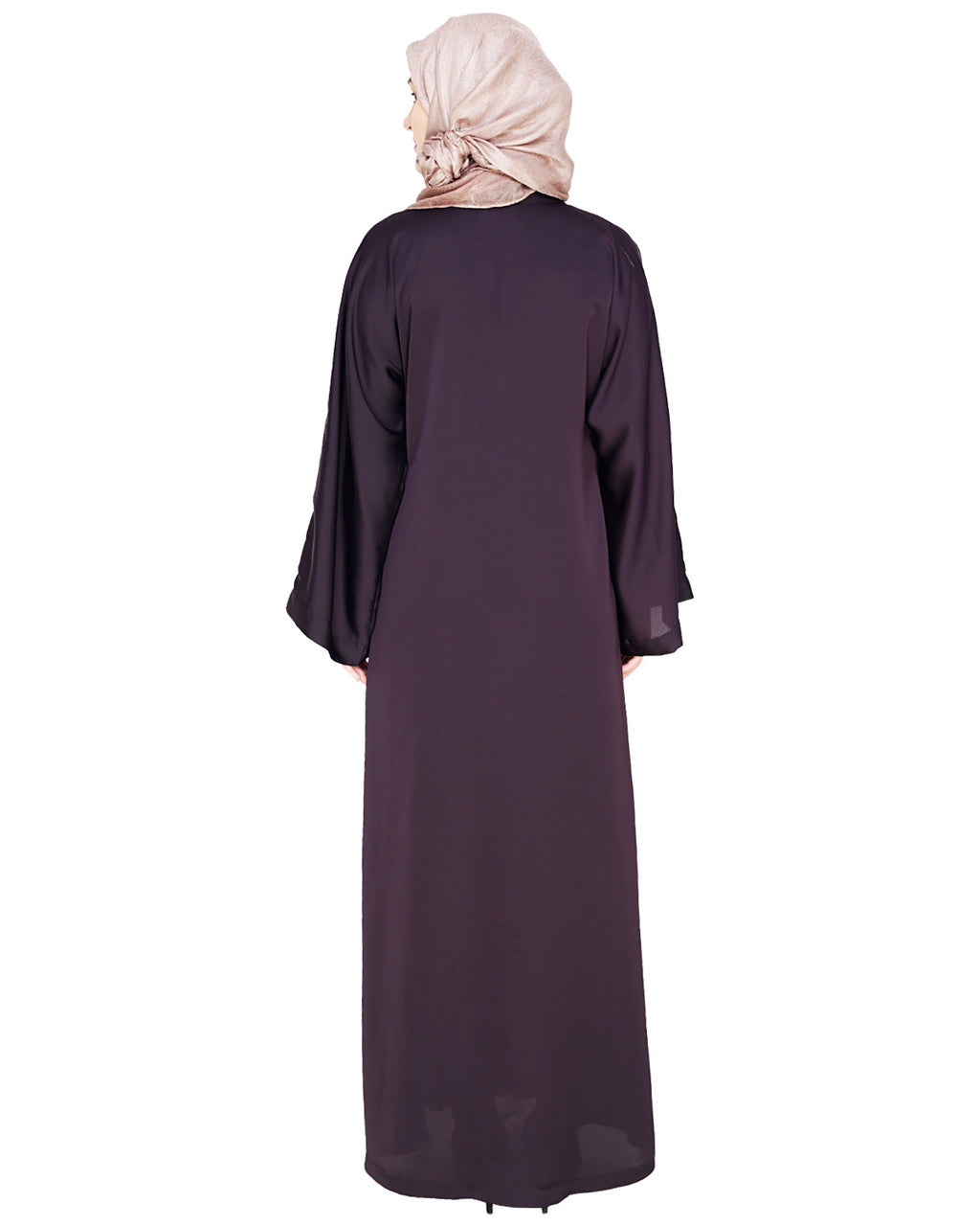 Stellar Dubai Style Abaya Dark Purple