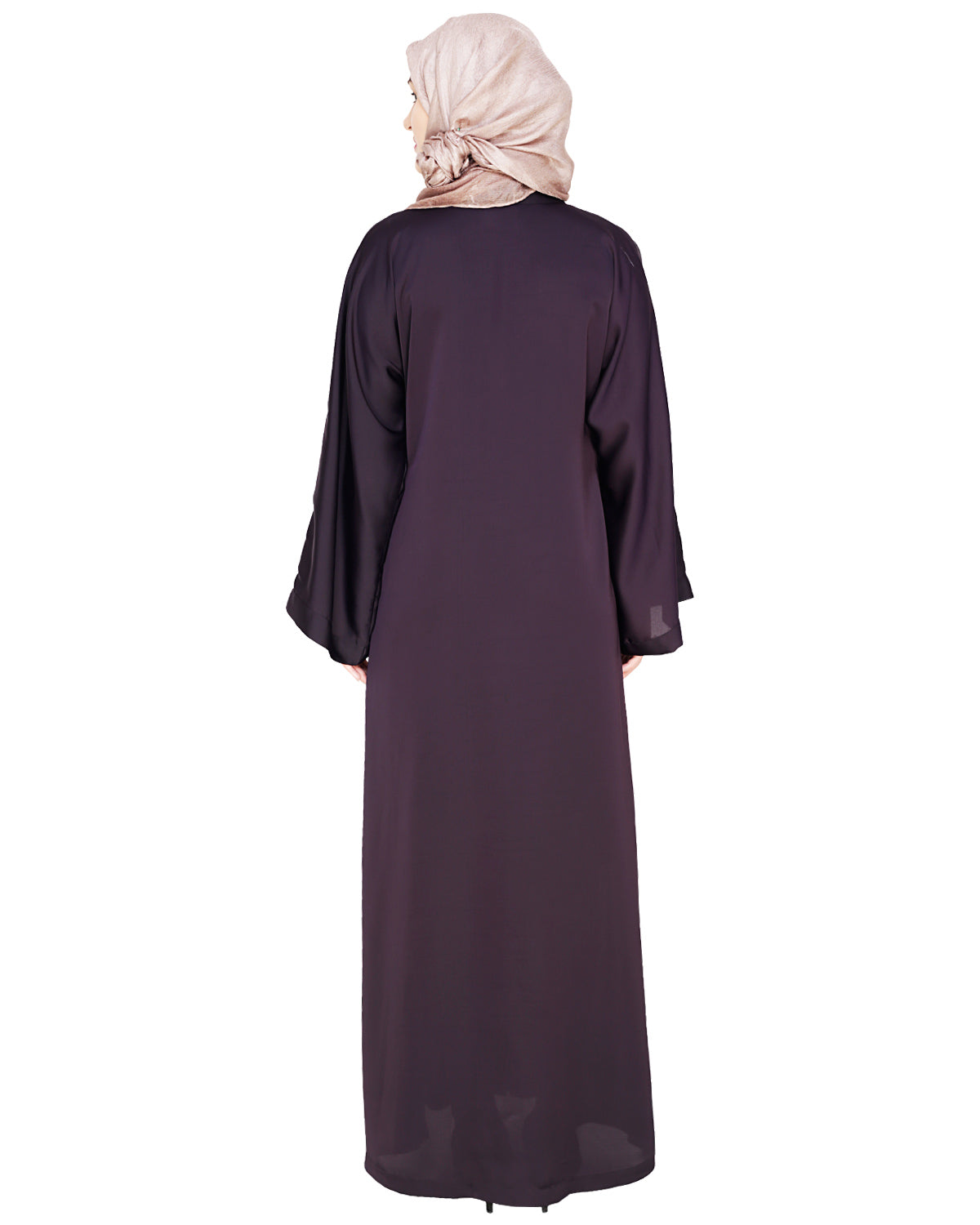 Stellar Dubai Style Abaya Dark Purple