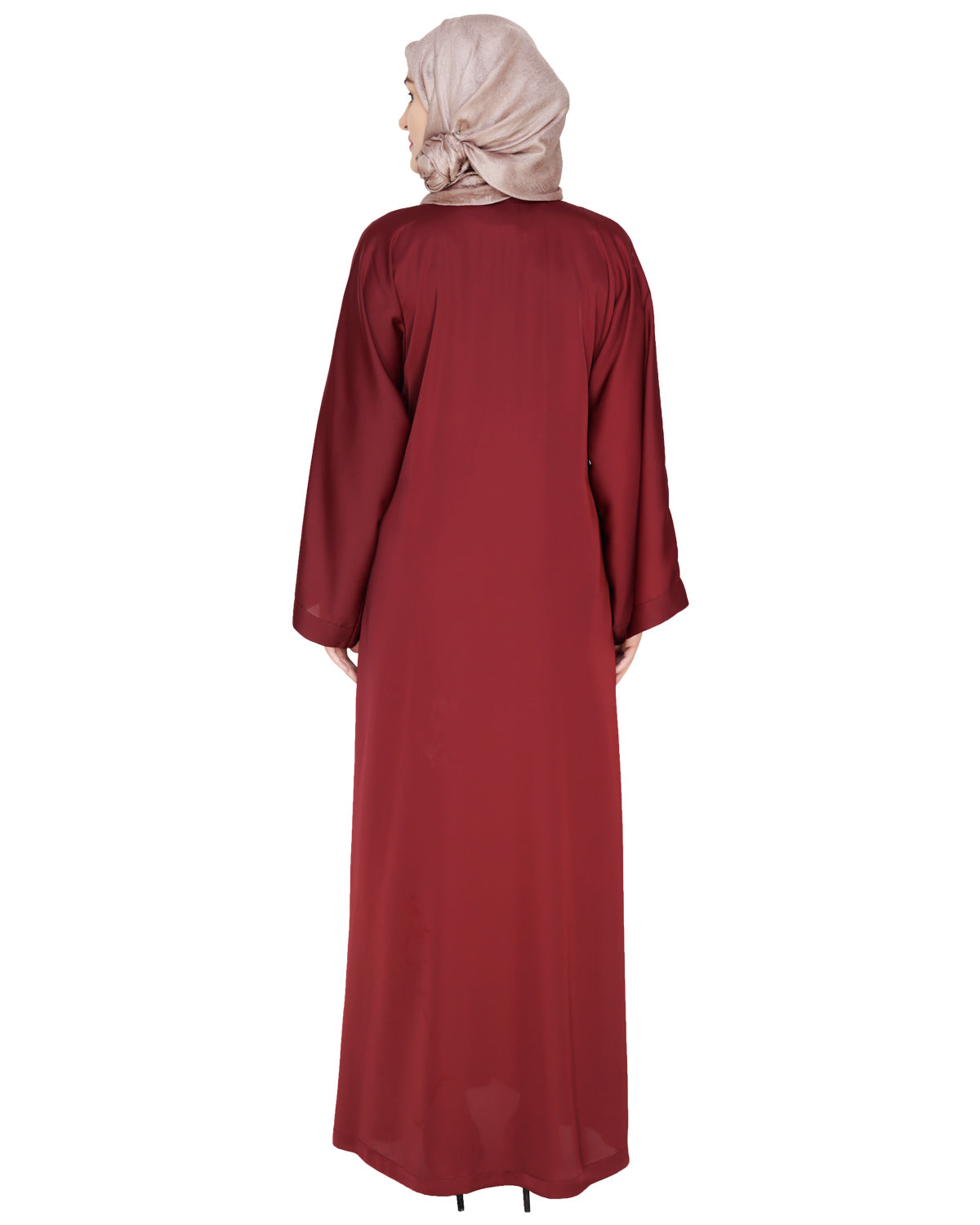 Stellar Dubai Style Abaya Dark Purple
