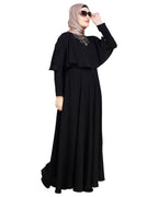 Elite Cape Abaya Black