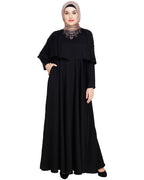 Elite Cape Abaya Black