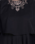Elite Cape Abaya Black