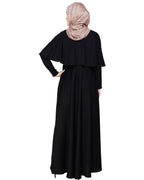 Elite Cape Abaya Black