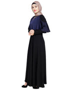 Elite Cape Abaya Blue