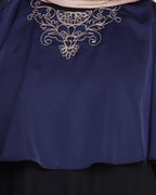 Elite Cape Abaya Blue