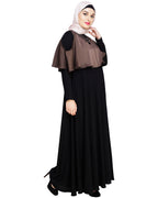 Elite Cape Abaya Brown