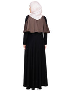 Elite Cape Abaya Brown