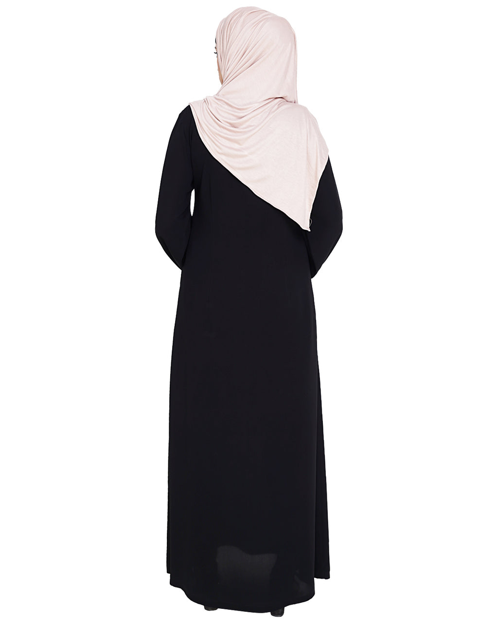 Resham Ornate Dubai Style Abaya Black