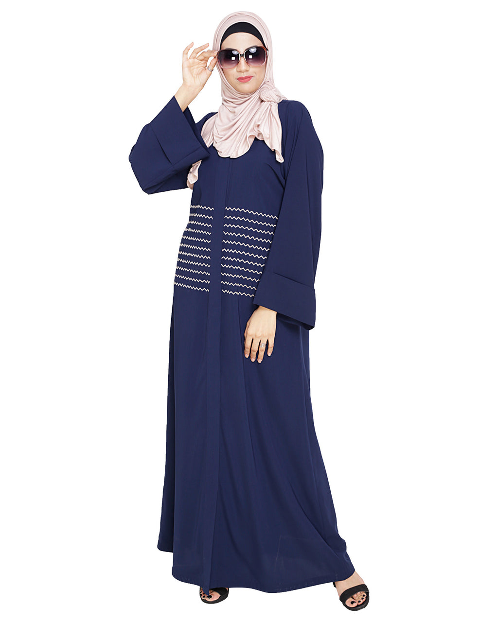 Jazzy Embroidered Dubai Style Abaya